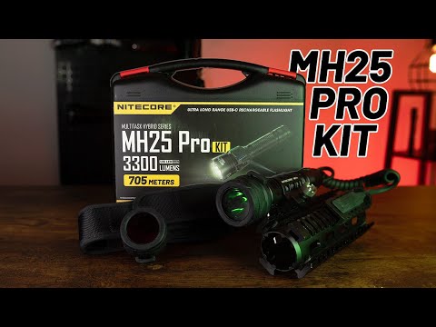 Nitecore MH25 Pro Hunting Light Kit Review - 3,300 lumen 771 yard throw