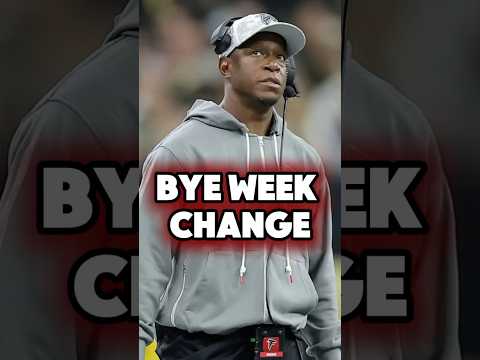 Atlanta Falcons Bye Week Changes #shorts #nfl