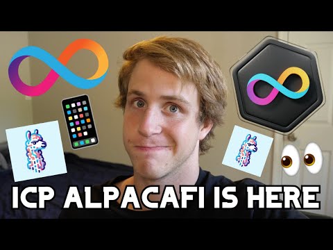 ICP AlpacaFi is now here! The first ICP token tracker for Apple and Android devices!