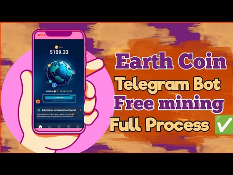 Earth coin free mining telegram bot , new and trending telegram bots , don't miss out on this