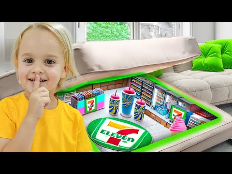 Chris Built a SECRET 7-11 in his Room!