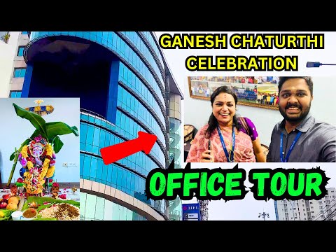 GANESH CHATURTHI CELEBRATION IN OFFICE || HexaCorp office tour || Work from office || Special Video