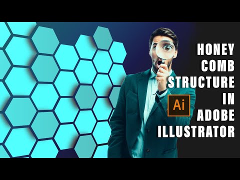 CREATING HONEYCOMB 3D STRUCTURE IN ADOBE ILLUSTRATOR QUICK TUTORIAL