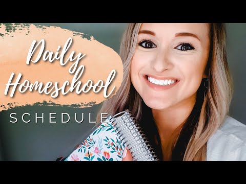 DAILY HOMESCHOOL SCHEDULE PLANNING // Simple Routine + How I Block Schedule Our Days