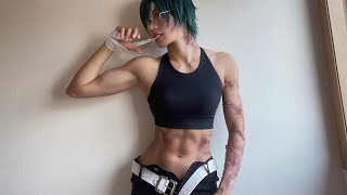 筋肉オタク女子による覚醒後真希さんのコスプレ【呪術廻戦】