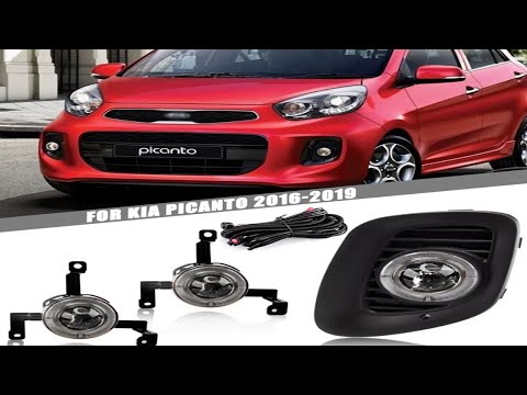 KIA PICANTO Front Bumper Fog LampS  UNboxing