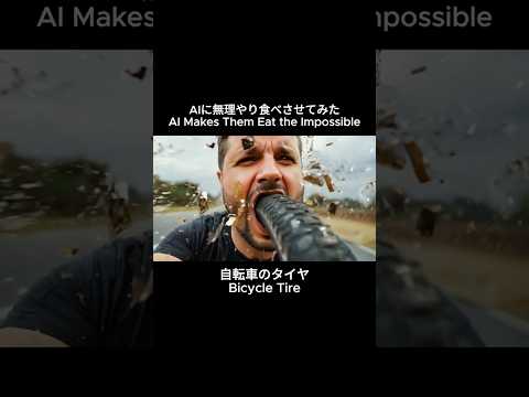 AI Makes Them Eat the Impossible #shorts #ShockingVideo #Eating