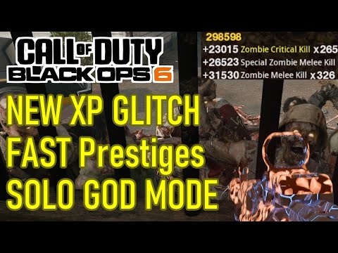 BEST SOLO GOD MODE, new glitch found, INSANE FAST xp glitch, prestige glitch, level glitch, xp farm