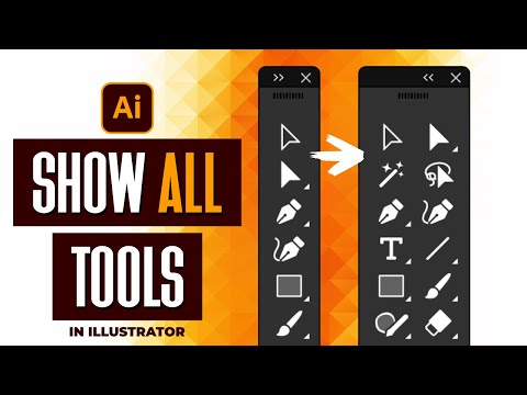 How To Show ALL Tools In Adobe Illustrator CC 2022