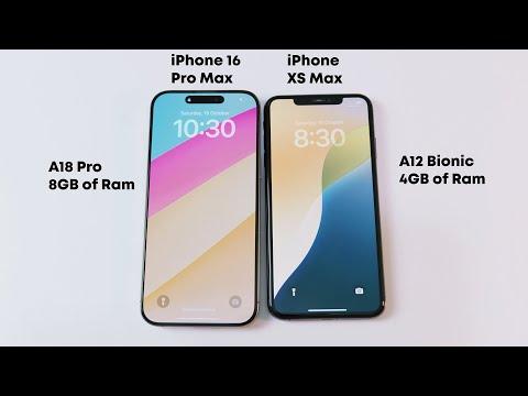 iPhone XS Max VS iPhone 16 Pro Max - Speed Test