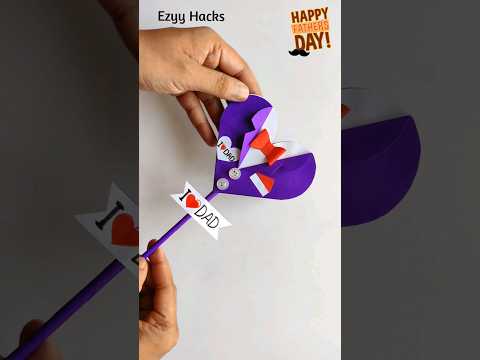 Father's day card special card making easy 2024 #shortsvideo #shorts