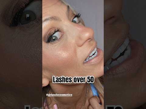 BIG LASHES OVER 50! #lashserum #eyelashes #makeupover50