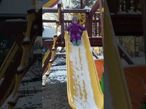 Sliding Into Winter With Rainbow Play!