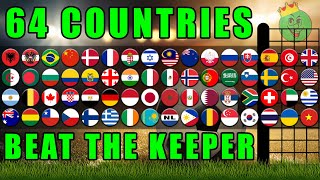 Beat the Keeper 64 Countries World Cup Tournament Ep. 10 / Marble Race King