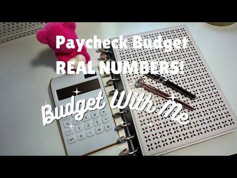 Budget With Me - First Paycheck of the Month | Real Numbers (Variable & Fixed Expenses)