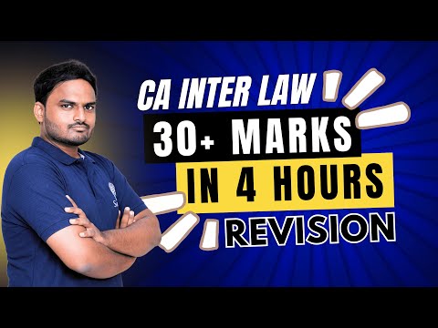 P2A COMPANY LAW REVISION MARATHON | PART 1 | LAW MARATHON | CA INTER | JAN 2025 EXAMS