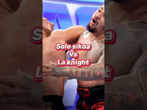 Solo sikoa vs LA Knight #solosikoa #laknight #thebloodline #shorts solo Sikoa disqualified