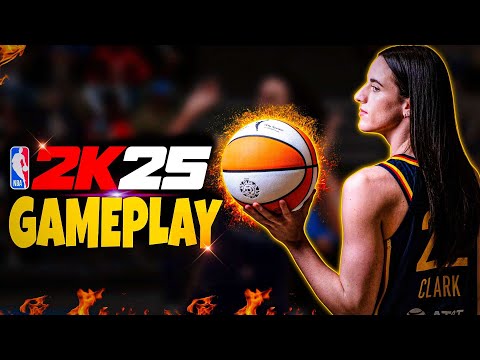 NBA 2K25 PS5 Gameplay: Caitlin Clark's Debut vs Chicago Sky! (Full Game)