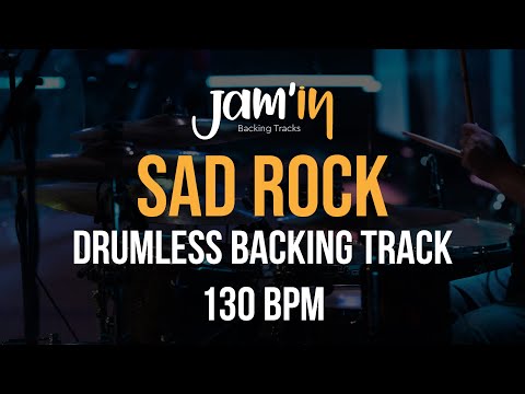 Sad Rock Drumless Backing Track 130 BPM