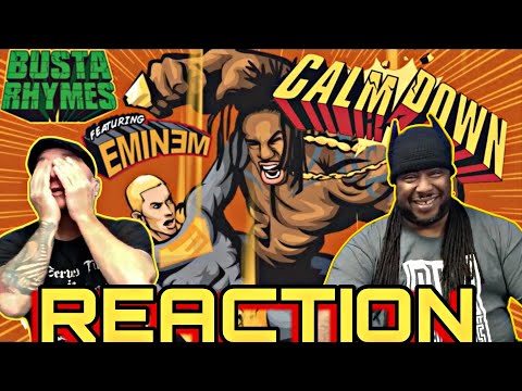 MY SPEAKERS ALMOST CAUGHT FIRE!!!! Busta Rhymes feat. EMINƎM Calm Down REACTION!!!