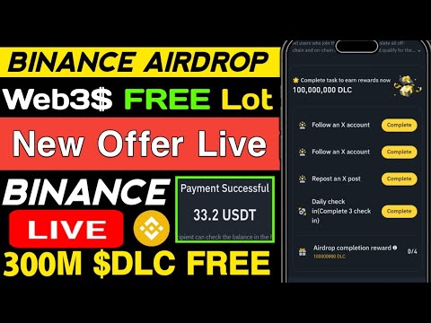 binance new offer today || binance web3 airdrop || Binance new airdrop || 2025 Big Offer in Binance