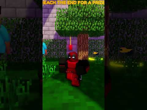 DEADPOOL BYE BYE escape HEROBRINE BARRY'S PRISON RUN #roblox #shorts