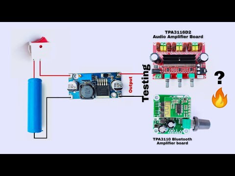 TPA3116D2 And TPA3110 Amplifier Board Run on 4V Battery? [Testing]