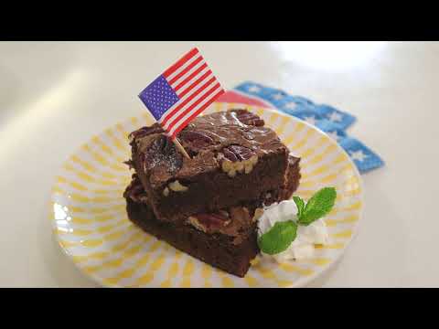 【美國碧根果布朗尼 | American Pecan Brownie】