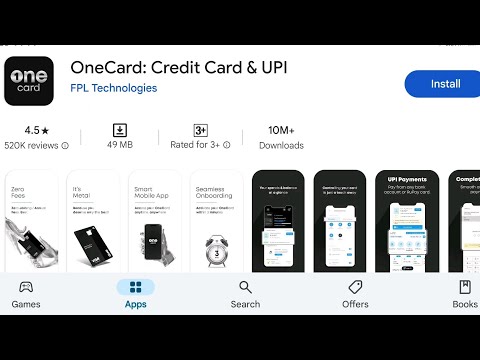 How To Install OneCard Credit Card & UPI App's | How To Download OneCard Credit Card & UPI App's