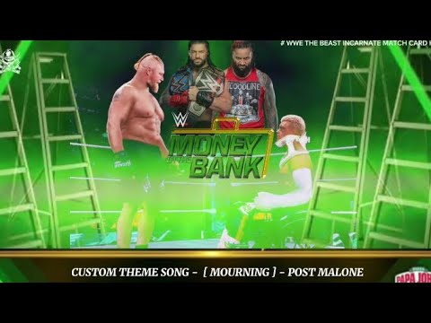 WWE Money In The Bank 2023 Custom Theme Song [ Mourning ] By Post Malone