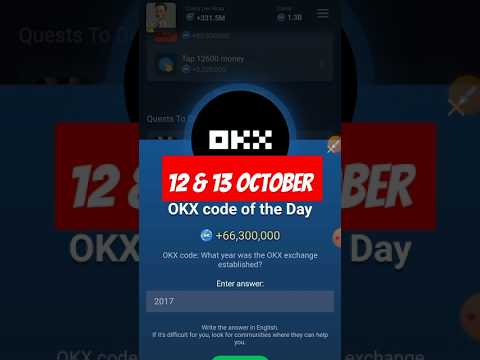 OKX Code Of The Day X Empire | Today 12 October okx code of the day x empire #okx #okcoin #ok