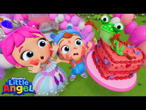 Birthday Party Surprise! Save the Cake🍰 | Little Angel Kids Songs & Nursery Rhymes