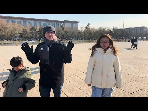 When I returned home  I took my children to the Forbidden City. I didn't buy tickets in advance but