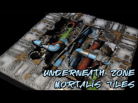 Terrain Tutorial - Underneath Zone Mortalis Tiles - Warhammer 40K, Kill Team, Necromunda