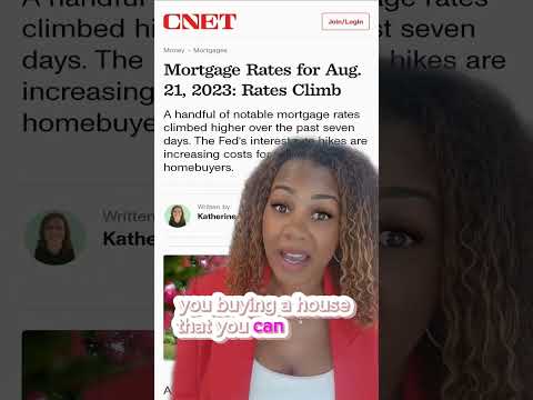 Rates hit an all-time high this week🙈 Make sure you're buying a house you can afford the payment‼️