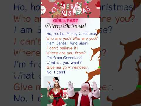 #クリスマス #英語チャンツ #サンタクロース christmas Xmas メリークリスマス！ Merry Christmas! Santa Claus #shorts #esl #efl