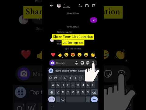 Share Your Live Location on Instagram #howto #instagram #live #location