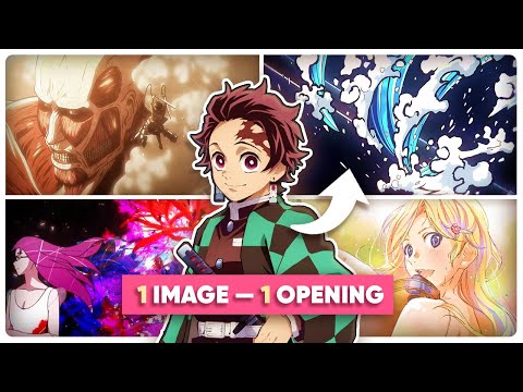 Guess the Anime Opening Frame | 50 Anime [Very Easy - Very Hard]