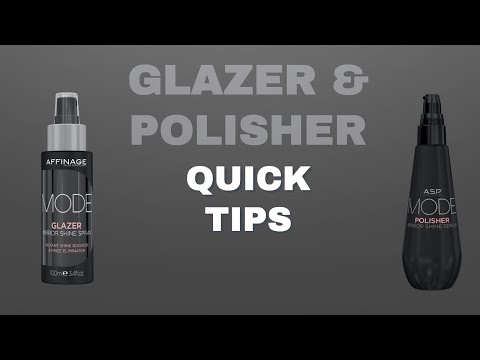 GLAZER & POLISHER QUICK TIPS/AFFINAGE SALON PROFESSIONAL