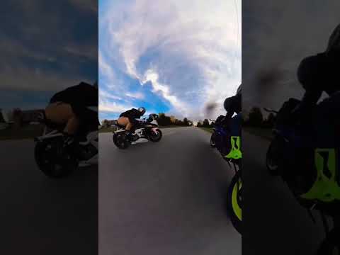 Ninja zx6r vs Yamaha R6 Darg Race #viral #shorts #ytshort #uk07rider #jsfilms #subscribe #trending