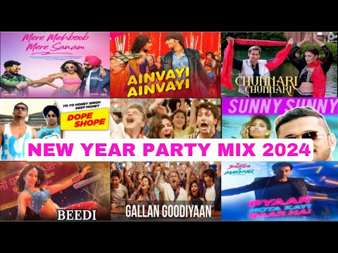 NEW YEAR BOLLYWOOD  PARTY MIX MASHUP 2024 | #4 | NON STOP BOLLYWOOD DANCE PARTY MIX 2024