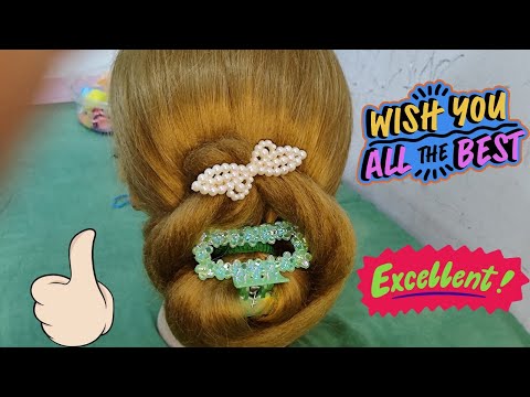 Top Trending Bun Hair Style|Hair Style For Beginners|Hair Style For Women,