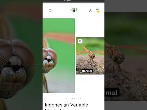 Indonesian Variable Macro Lens available on m10n.i.