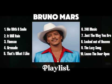 Bruno Mars Greatest Hits Playlist 🎶 | Top Songs Collection: Die with smile,  #BrunoMars #TopHits