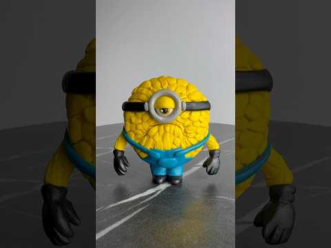 I made a Mega Minion from Despicable Me 4#despicableme4 #plasticinerelax #minions #megaminion