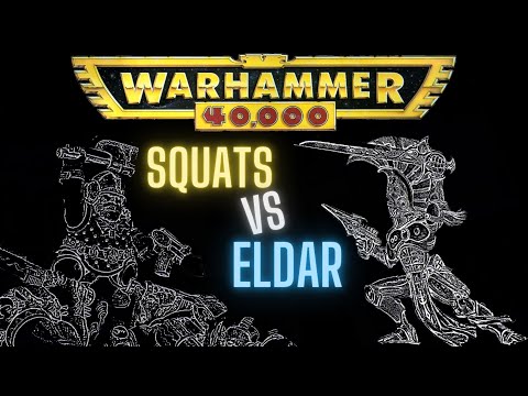 40k 2nd Ed Battle Report (14) Squats vs Eldar 1500pts