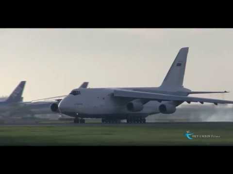 " なんと!! 真っ白いアントノフが新千歳にやって来た!! " Volga-Dnepr Airlines(VDA) Antonov An-124-100 Ruslan RA-82042