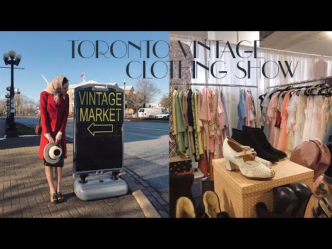 VLOG: 2 Days Shopping the Toronto Vintage Clothing Show | Carolina Pinglo