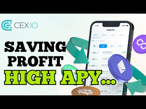 CEX.io Save and Stake Rebate - High APY Earn Features On CEX.io