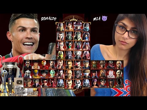 Mortal Kombat 9 - RONALDO & MIA - Expert Tag Ladder - Gameplay @(1080p) - 60ᶠᵖˢ ✔